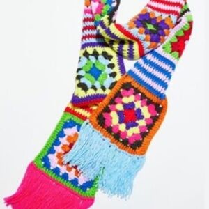 STAHL knit granny scarf new without tags